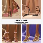 Коллекция каблуков Shoes Collection 01 для Sims 4