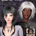 Прическа для симочек и симов Zaria Hair для Sims 4 Прическа для симочек и симов Zaria Hair для Sims 4