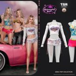 Летний сет SET-Girls Trip Collection для Sims 4 Летний сет SET-Girls Trip Collection для Sims 4