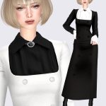 Строгий комплект 2026 #172 для Sims 4 Строгий комплект 2026 #172 для Sims 4