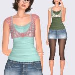 Летний комплект 2026 #173 для Sims 4
