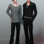 Сет для симов Deadlock Outfit Set для Sims 4