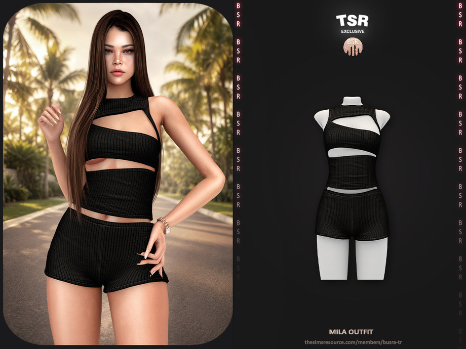 Комплект для симочки SET-Mila Outfit для Sims 4