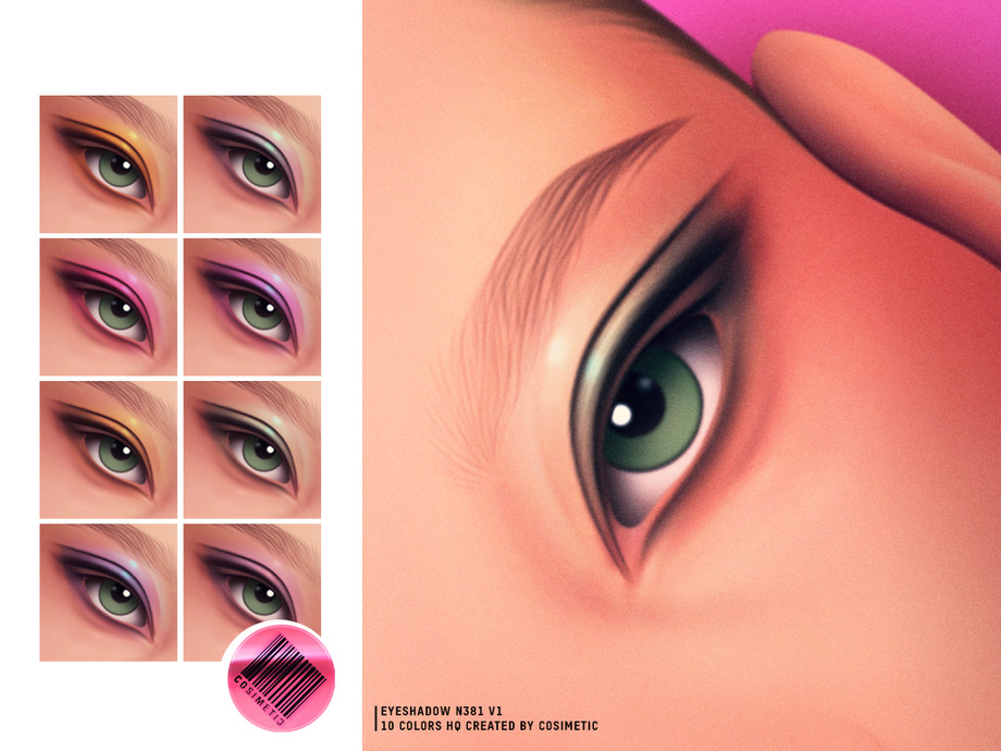 Тени для век MM Graphic Eyeshadow для Sims 4