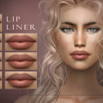 Подводка для губ Lip liner для Sims 4