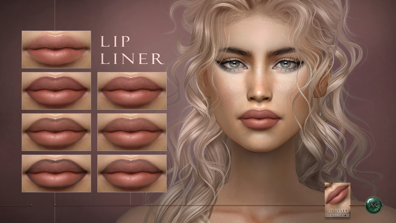Подводка для губ Lip liner для Sims 4