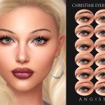Брови и помада для губ Christine для Sims 4 Брови и помада для губ Christine для Sims 4