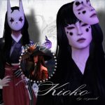 Kioko by ceyach для Sims 4 Kioko by ceyach для Sims 4