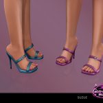 Мюли для симочек Star Heel Sandals для Sims 4