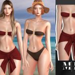 Бикини для симочек Katy Bikini set для Sims 4