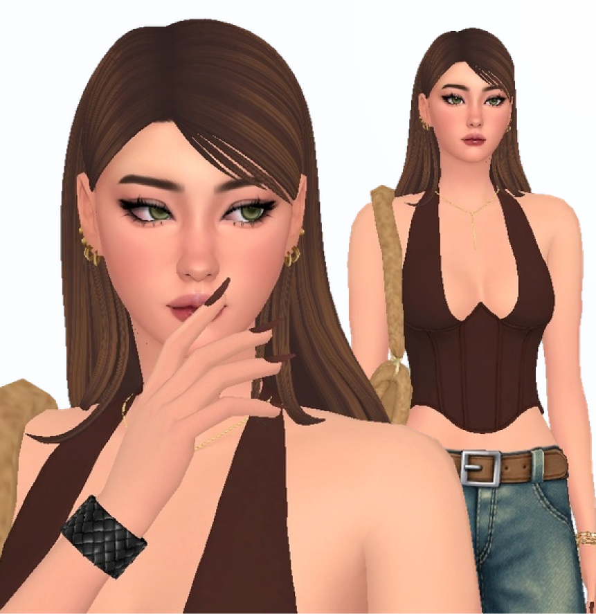 Виви (молодая симка) для Sims 4