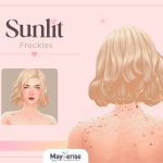 Веснушки для плеч Sunlit Freckles для Sims 4