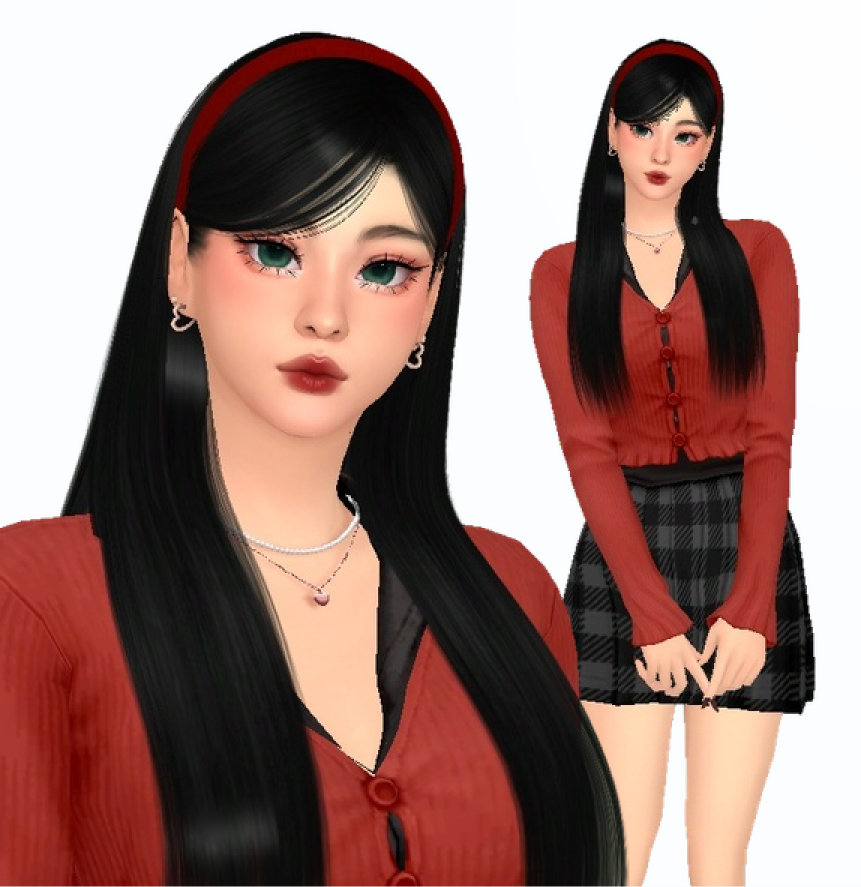 Айви (молодая симка) для Sims 4