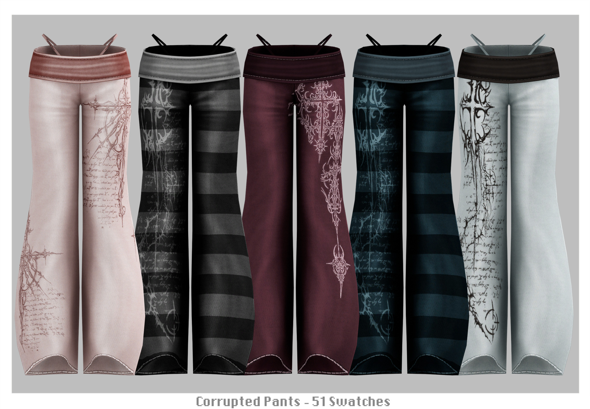 Сет для бунтарок Lost Files Collection для Sims 4