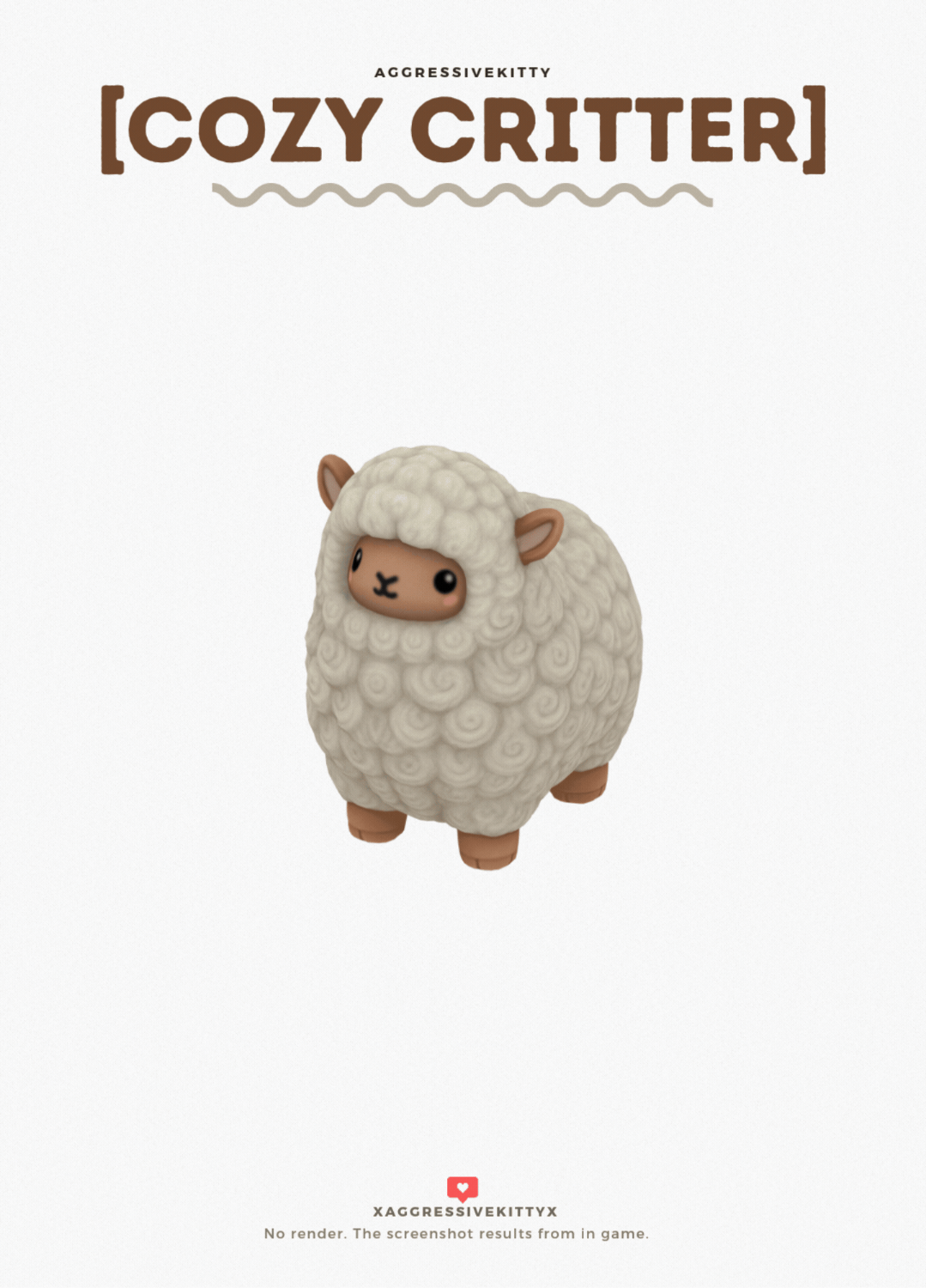 Сет для детской COZY CRITTER SET для Sims 4