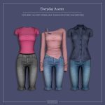 Повседневный мини-сет Everyday Accent для Sims 4