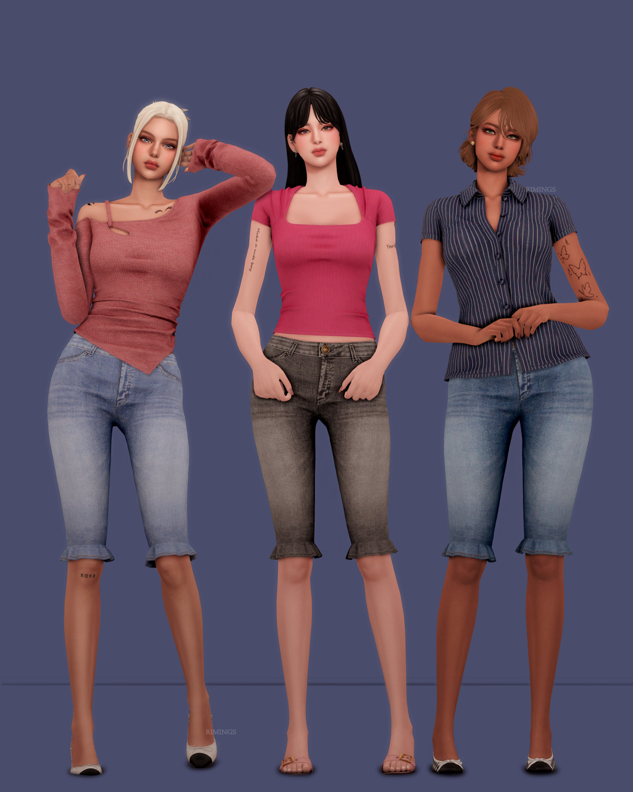 Повседневный мини-сет Everyday Accent для Sims 4