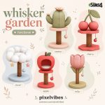Мини-сет для питомцев Whisker_Garden для Sims 4