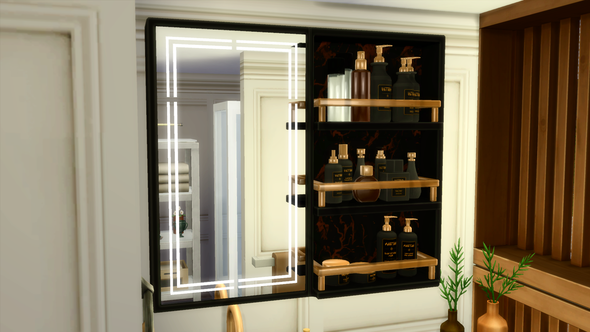 Люкс сет для ванной Luxe Hour Set для Sims 4