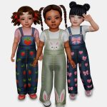 Наряд для тоддлеров Cozy To Play для Sims 4 Наряд для тоддлеров Cozy To Play для Sims 4