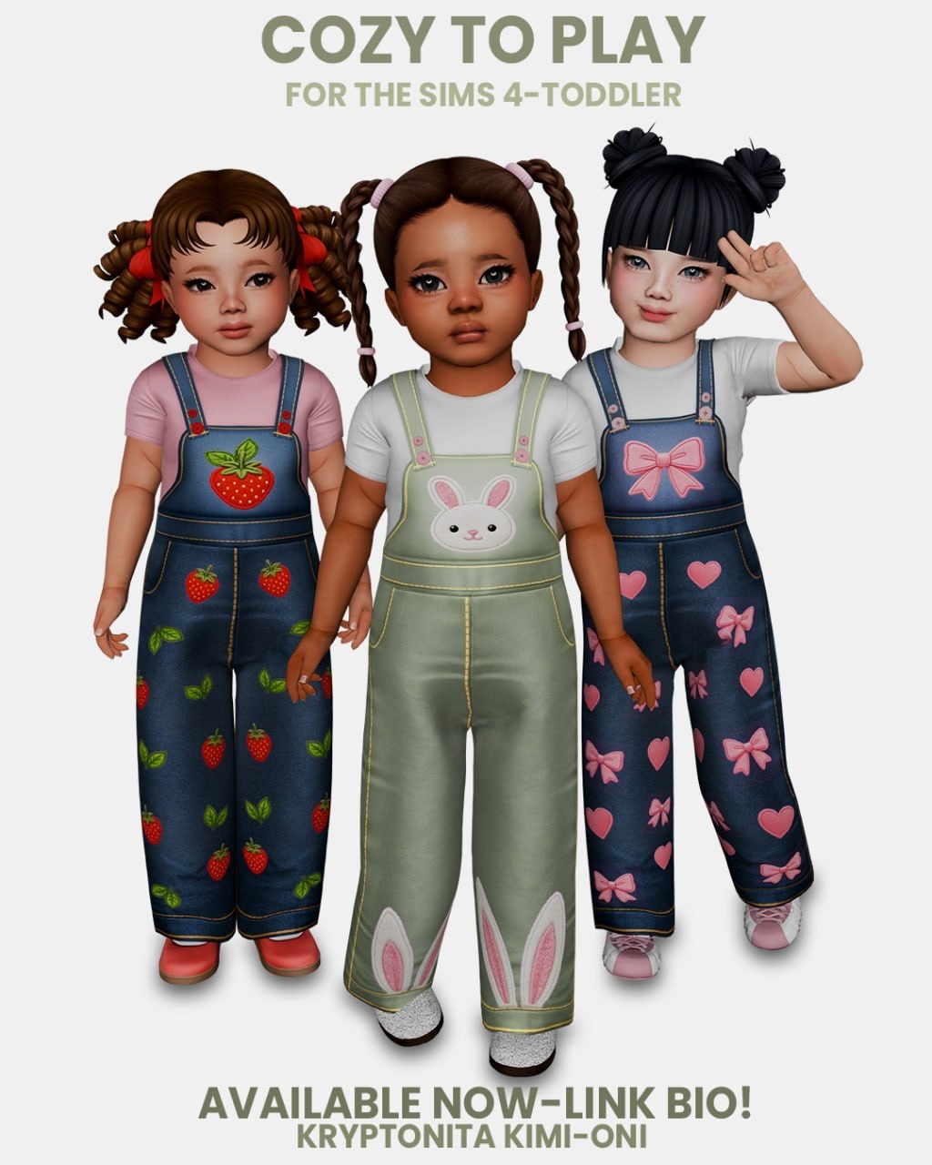 Наряд для тоддлеров Cozy To Play для Sims 4