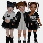 Мини-сет для малышек Cozy High School для Sims 4