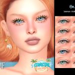 Линзы IMF Sunset Eyes Coastal Escape для Sims 4