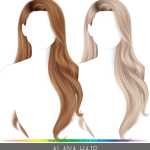 Прическа для женщин и девочек ALANA HAIR для Sims 4