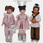 Милый мини-сет Cozy Rabbit Baby для Sims 4