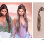 Женская прическа Sierra Hair для Sims 4 Женская прическа Sierra Hair для Sims 4
