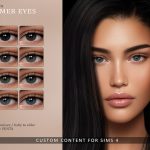 Линзы Glimmer Eyes для Sims 4 Линзы Glimmer Eyes для Sims 4