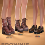 Коллекция обуви brownie для Sims 4 Коллекция обуви brownie для Sims 4