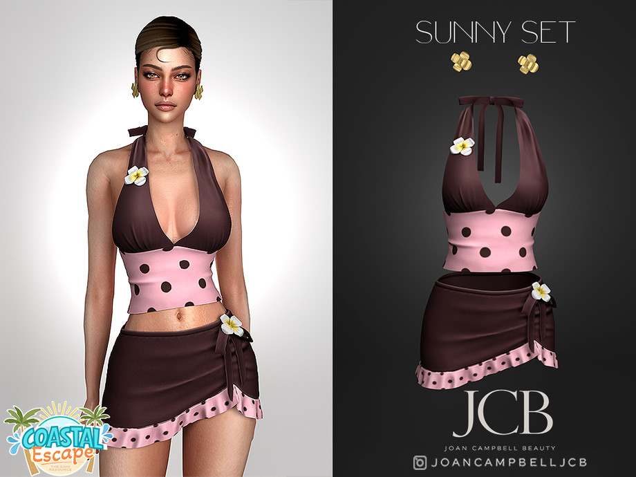 Летний мини-сет SUNNY SET для Sims 4