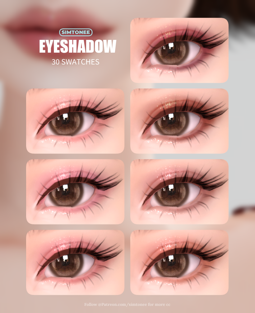 Набор косметики PETAL PACK для Sims 4