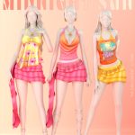 Летний сет для симочки MIDNIGHT SUN WITH TSR для Sims 4