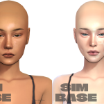 Female base by simisim для Sims 4