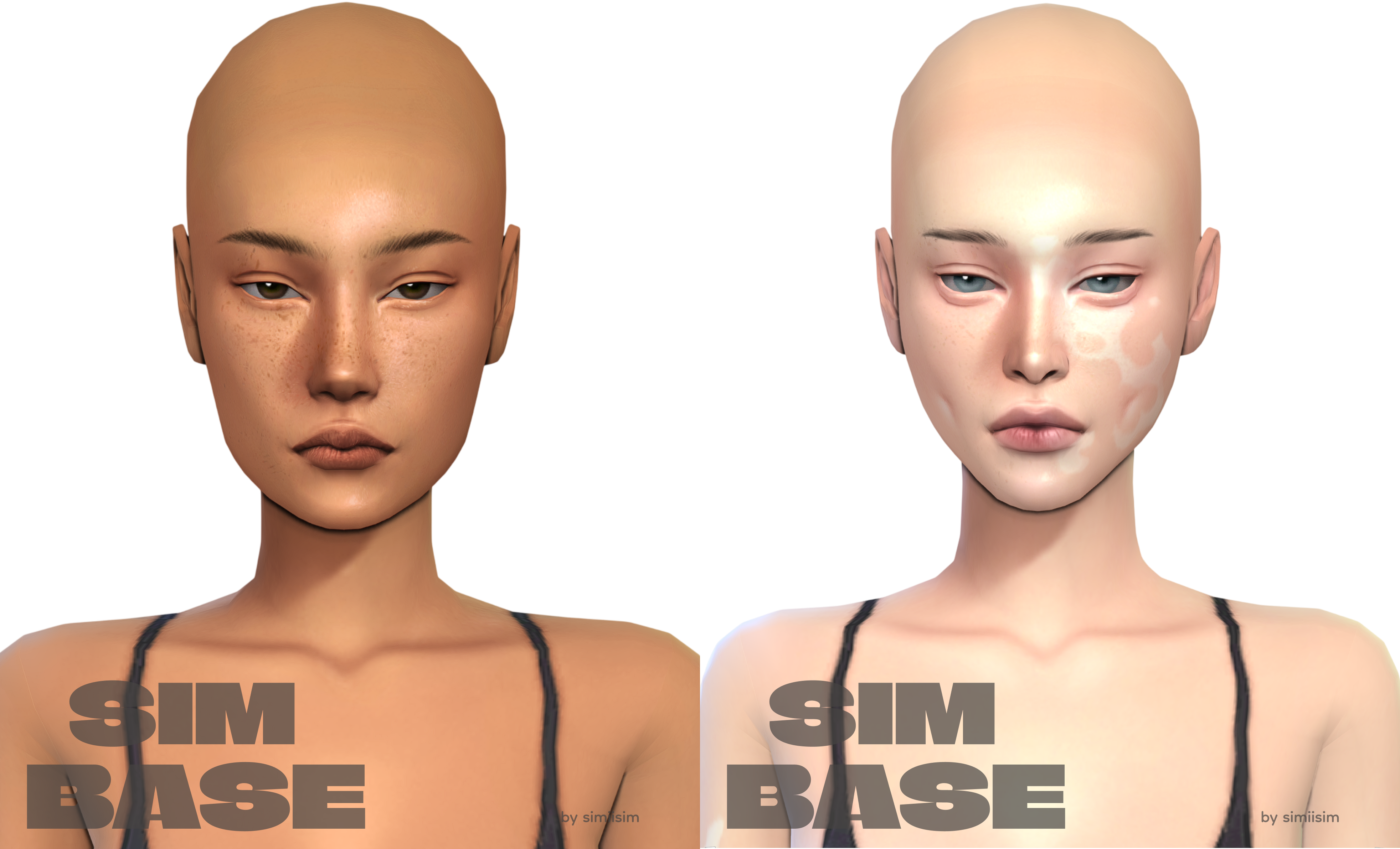 Female base by simisim для Sims 4