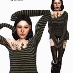 Evelyn by simisim для Sims 4