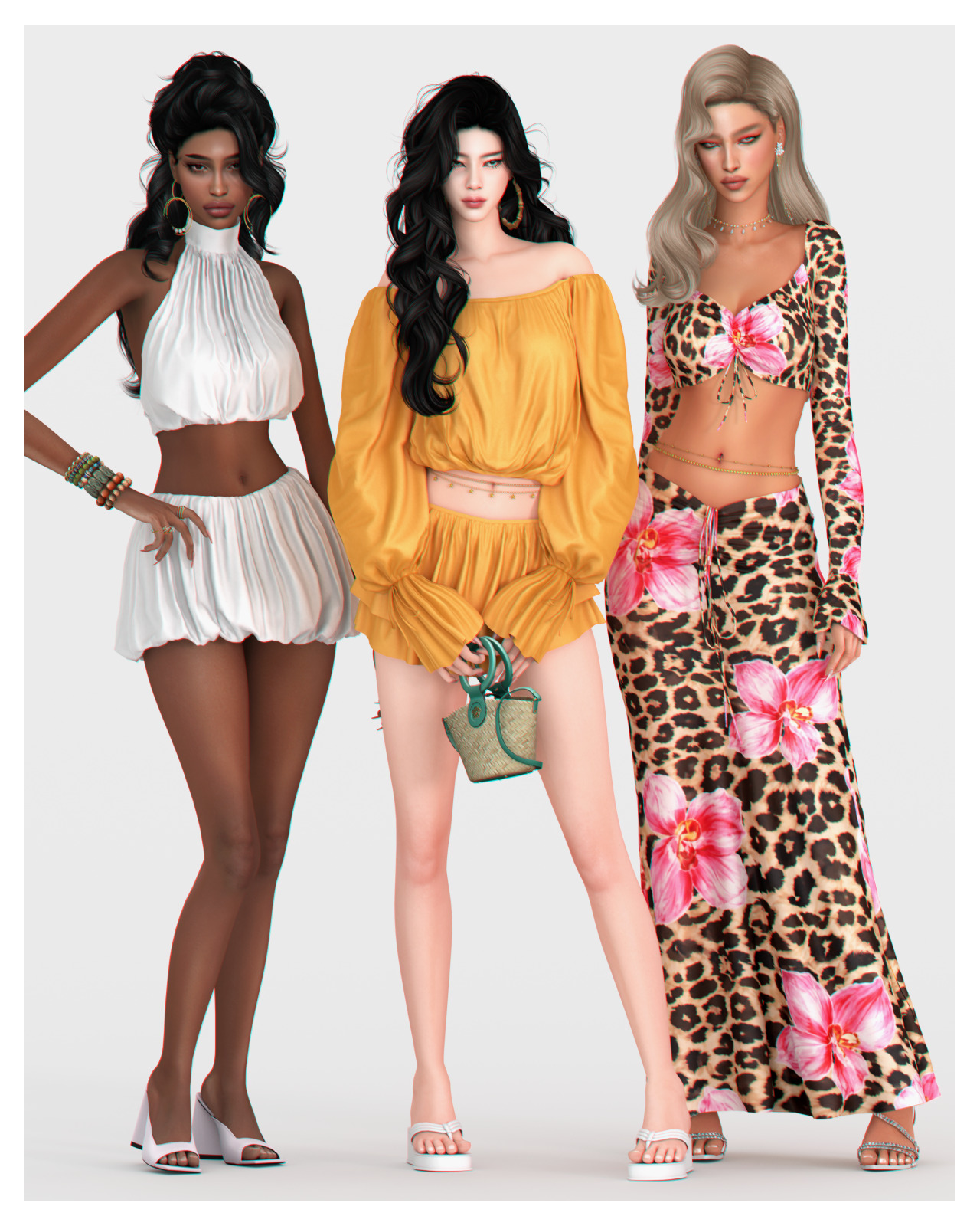 Летний мини-сет Summer Bliss Collection 2 для Sims 4