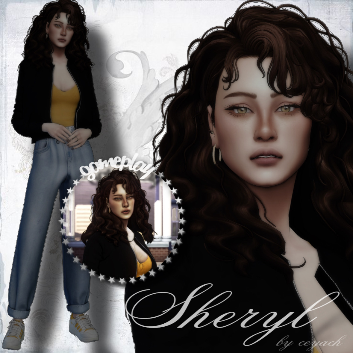 Sheryl by ceyach для Sims 4