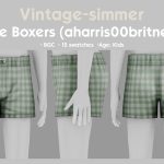 Боксеры для мальчиков Boe Boxers для Sims 4 Боксеры для мальчиков Boe Boxers для Sims 4