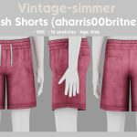 Детские шорты Dash Shorts для Sims 4