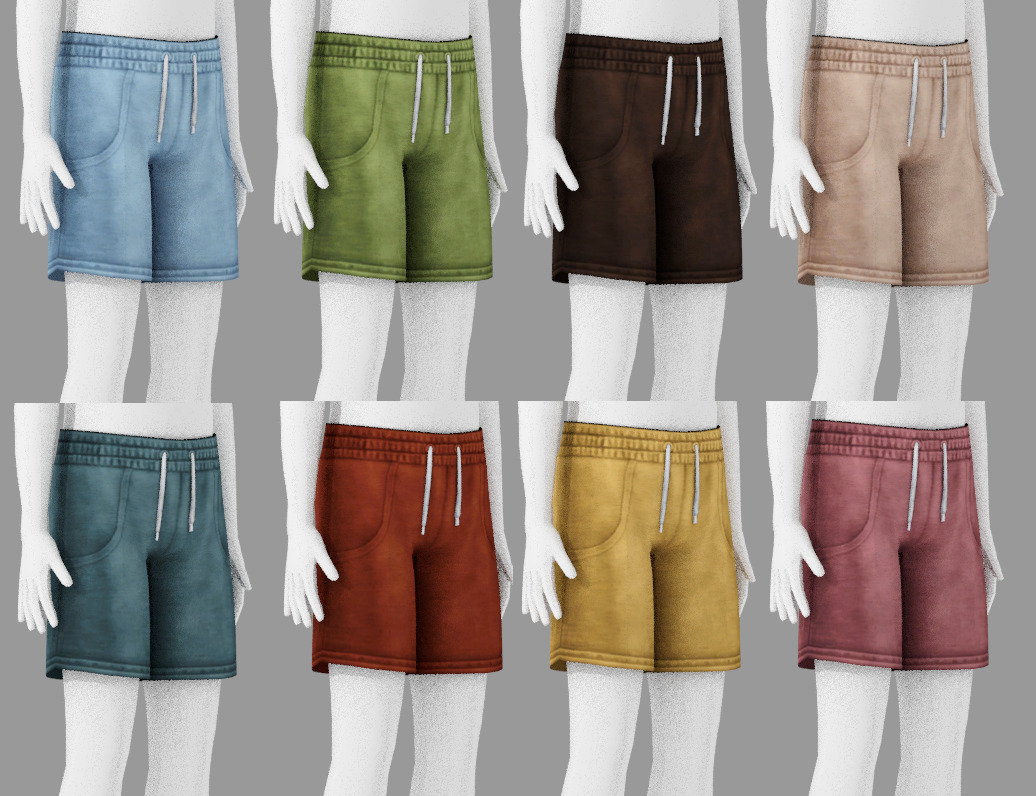 Детские шорты Dash Shorts для Sims 4