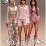 Домашний мини-сет Lazy Afternoon Collection для Sims 4