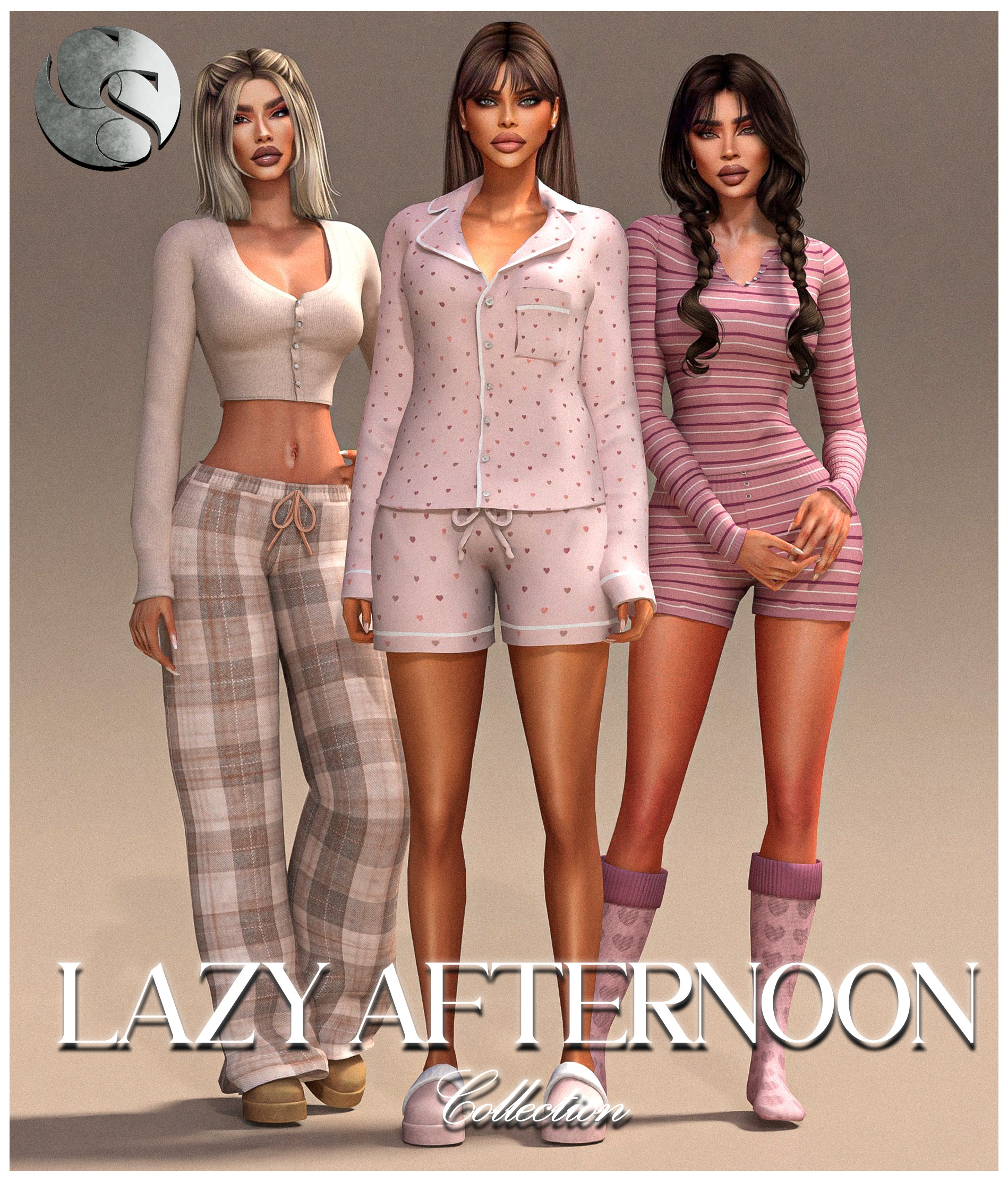 Домашний мини-сет Lazy Afternoon Collection для Sims 4