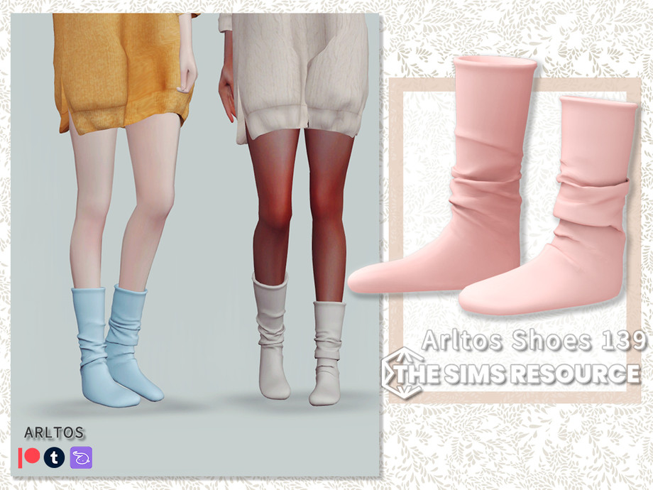 Носки для симочек Long socks 139 для Sims 4