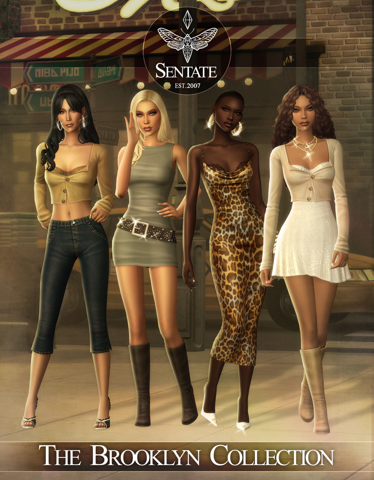 Стильная коллекция The Brooklyn Collection для Sims 4
