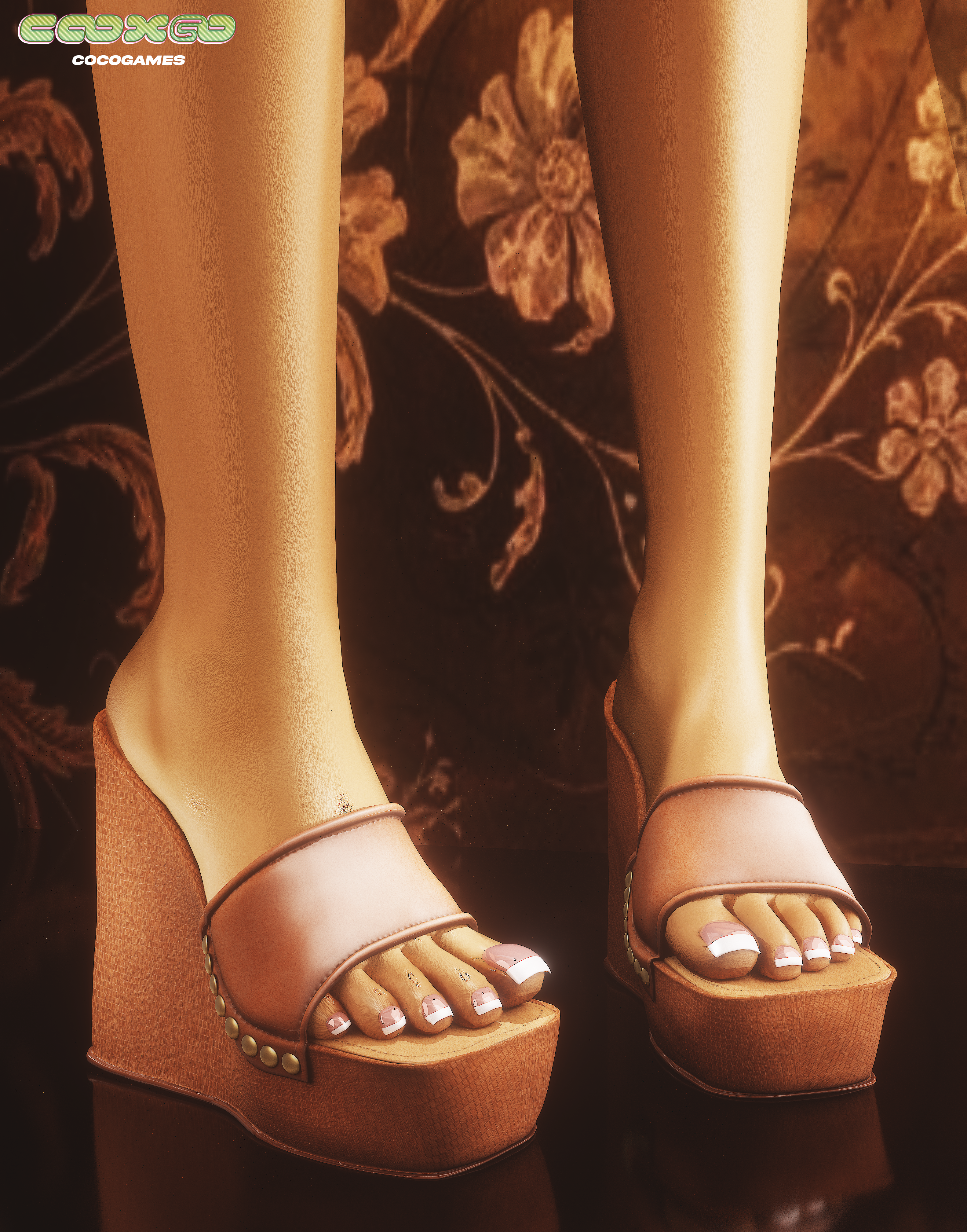 Сабо для симочек The Tuscan Wedge для Sims 4