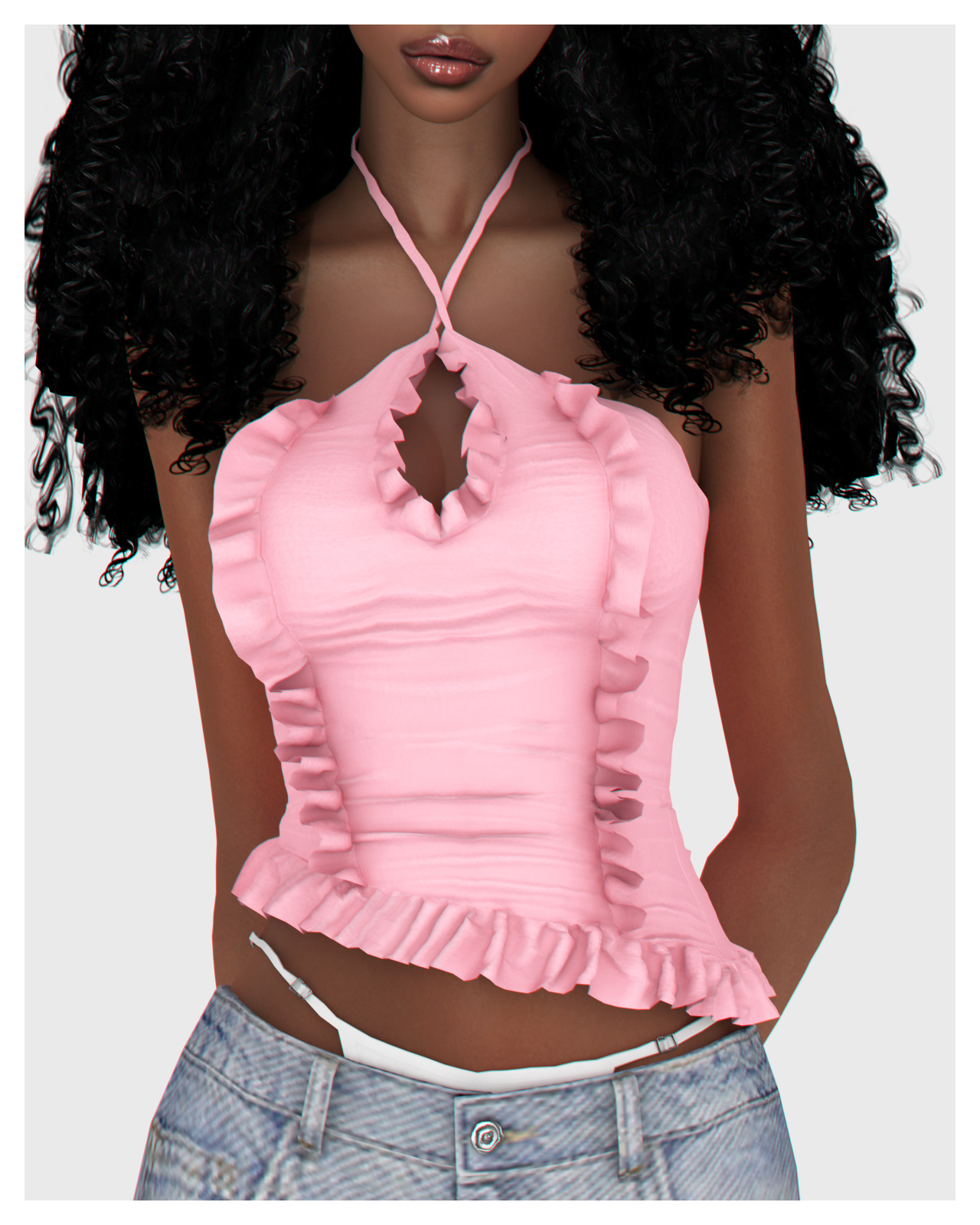 Летние топы для симочек Sunkissed Tops Set для Sims 4