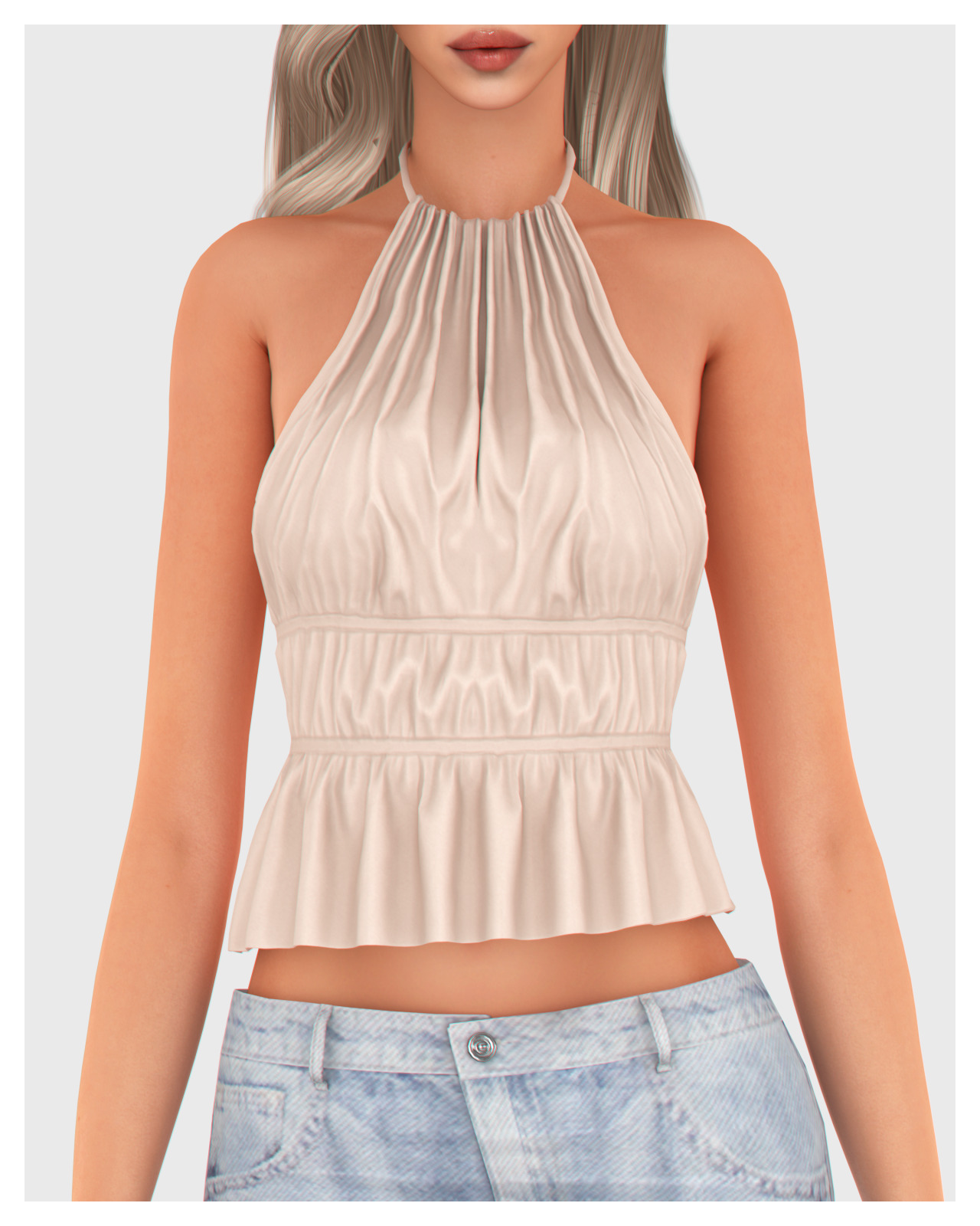 Летние топы для симочек Sunkissed Tops Set для Sims 4